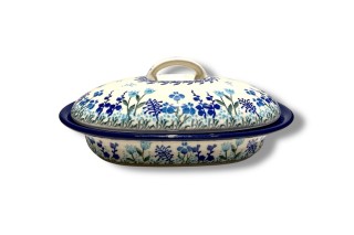 618  Bunzlau kleine Ovale Ovenschaal 2898X